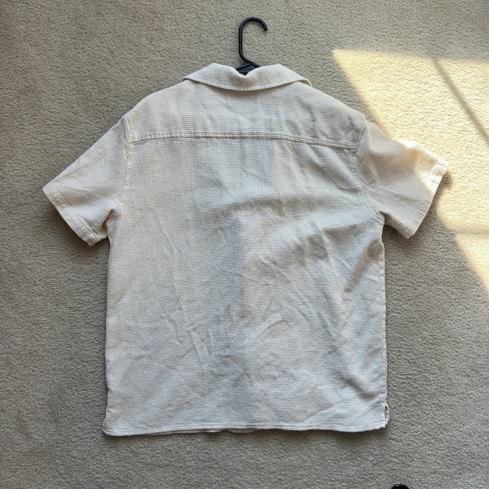 Original Use Casual Cream Button Down Shirt - Picture 2 of 2